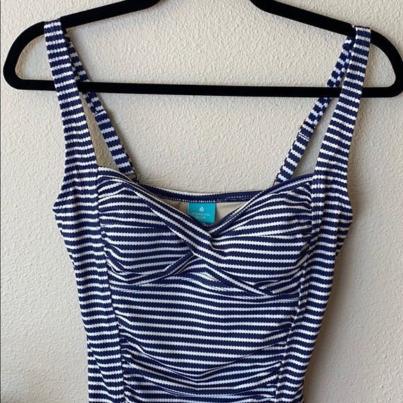 Coastal Blue Swimsuit One Piece Size Medium - Picture 2 of 10